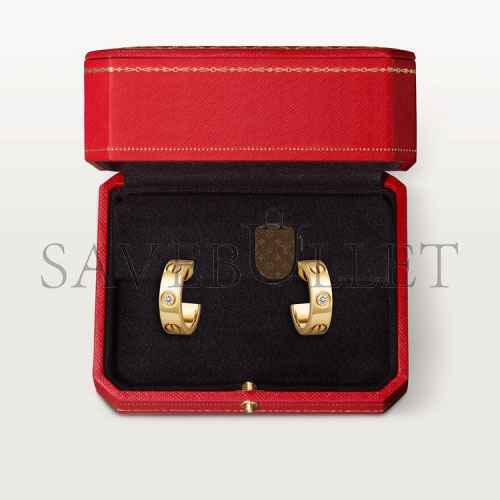 Ca*t*er love earrings, 2 diamonds b8022900