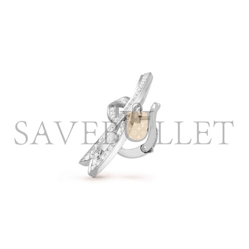 V*N CL*F arpels contes d’hiver earrings - white gold, diamond vcarp3j400