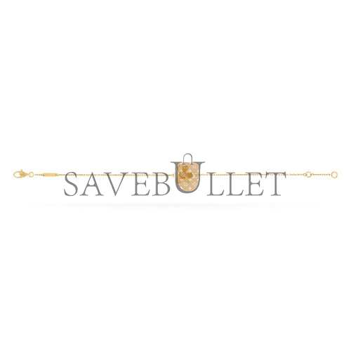 V*N CL*F arpels frivole bracelet, mini model - yellow gold, diamond vcarp0j200
