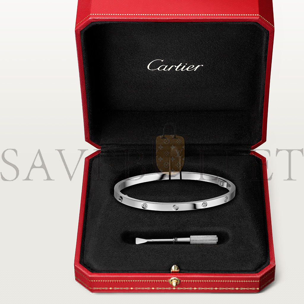 Ca*t*er love bracelet, small model, 10 diamonds b6048017