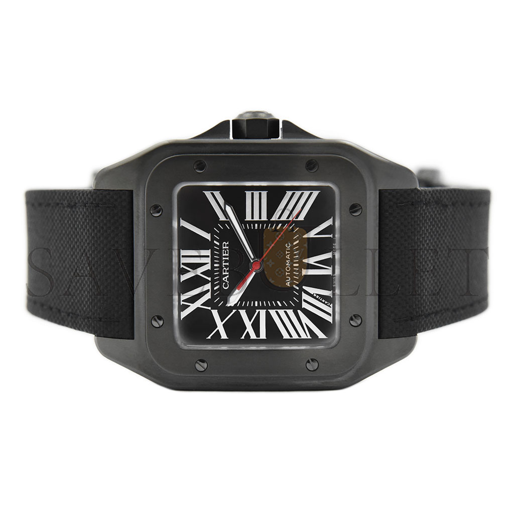Ca*t*er santos de Ca*t*er 100 carbon automatic large model watch wssa0006