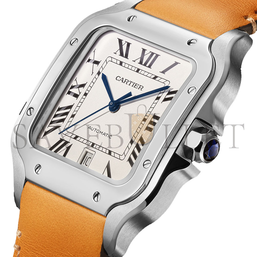 Ca*t*er santos 39.8mm leather watch wssa0018