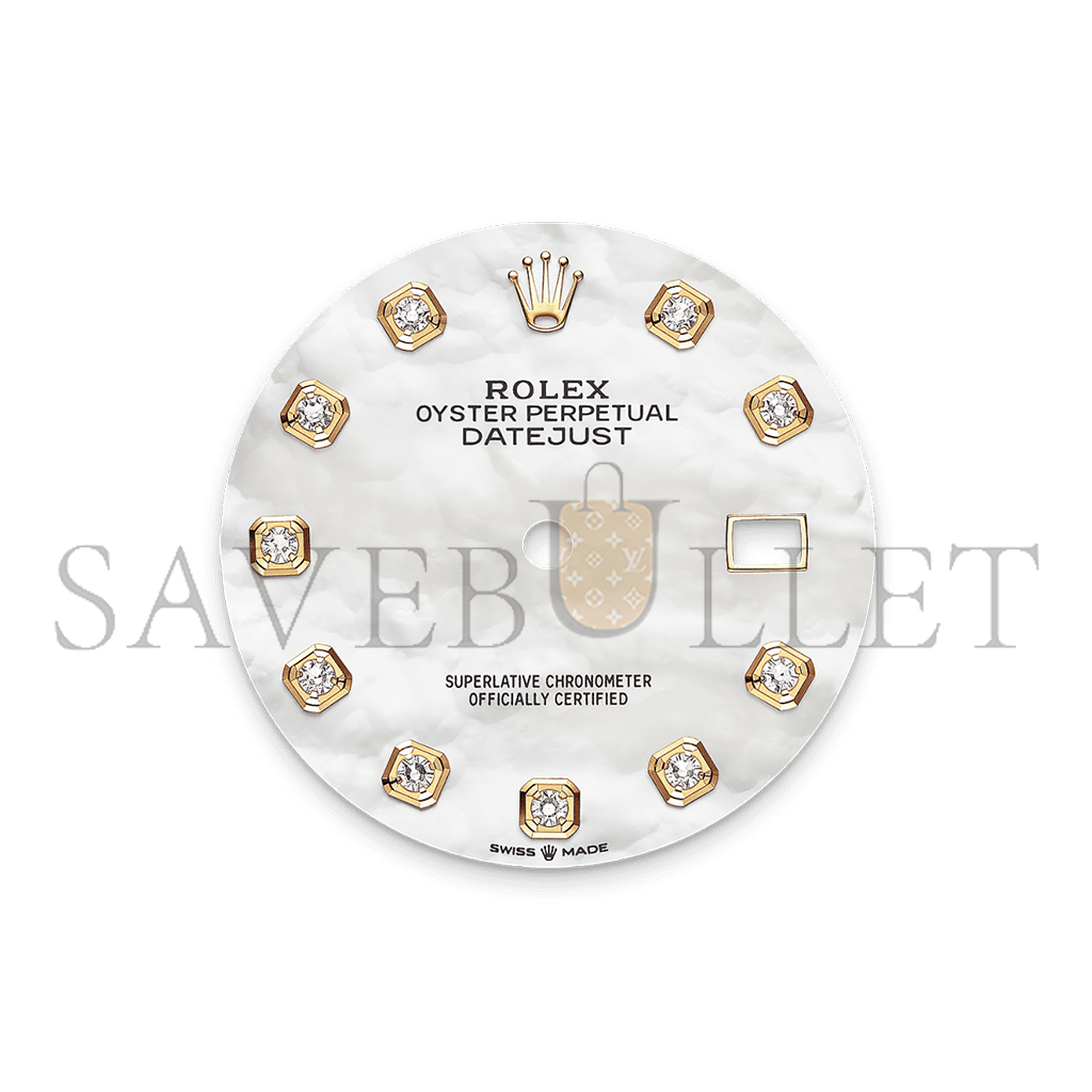 R*l*x datejust 36 oyster, 36 mm, oystersteel and yellow gold watch 126233