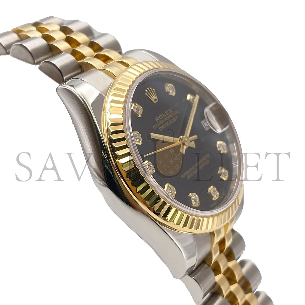 R*l*x datejust 36 diamond-set watch 116233