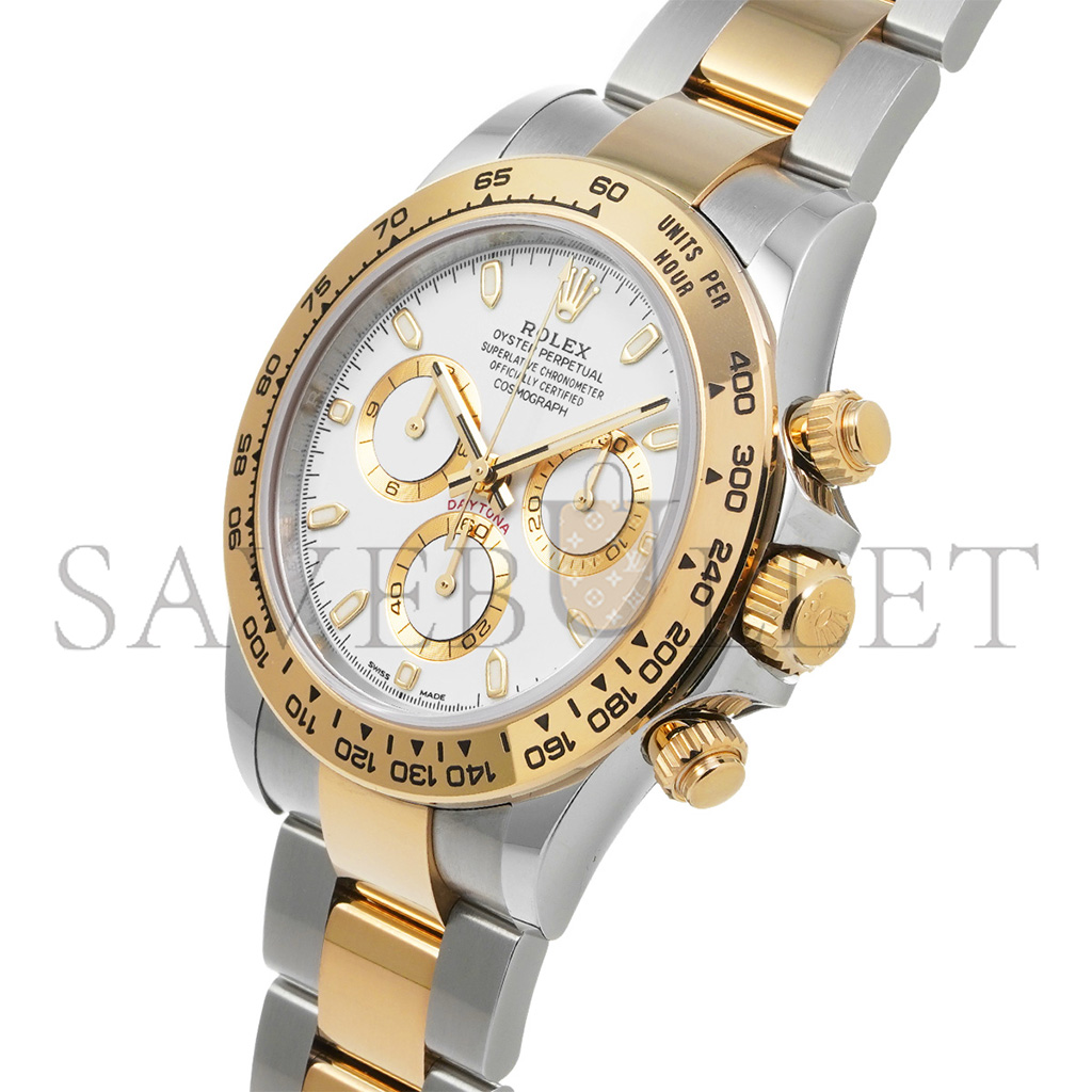 R*l*x daytona two tone white dial watch 116503