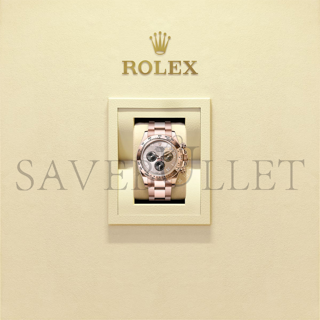 R*l*x cosmograph daytona oyster, 40 mm, everose gold watch 126505