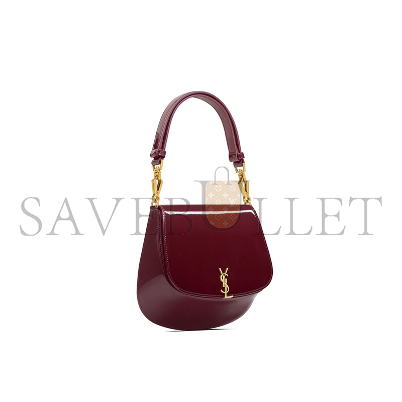 Y*L voltaire top handle in patent leather 800846bmiiw6413 (17.5*21*8cm)