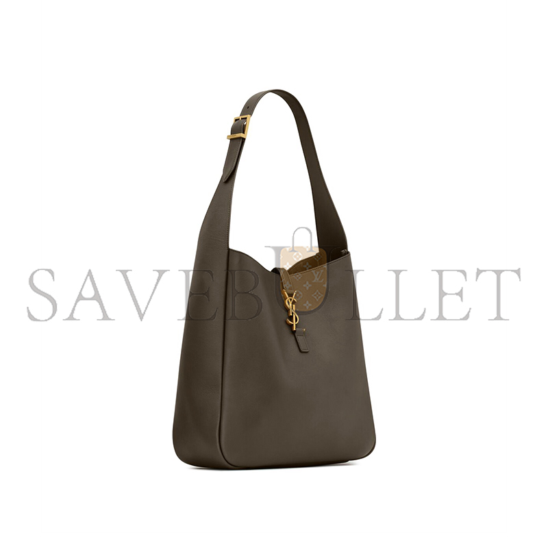 y*l le 5 À 7 S*pple large in grained leather 753837aaauq3212 (30*28*11cm)