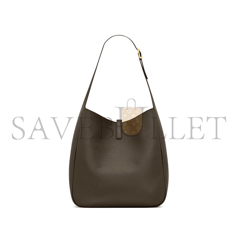 y*l le 5 À 7 S*pple large in grained leather 753837aaauq3212 (30*28*11cm)