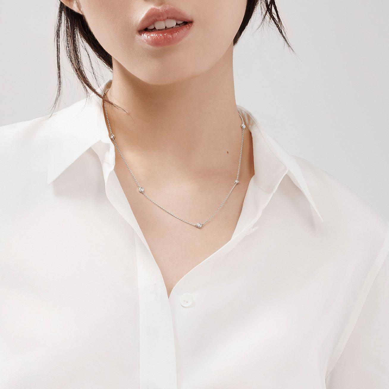 T*f*ny elsa peretti® diamonds by the yard® necklace 60131459