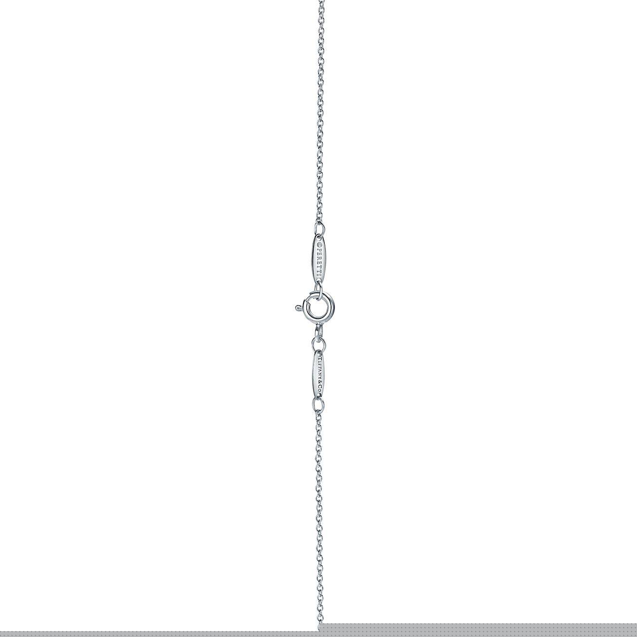 T*f*ny elsa peretti® open heart pendant in silver, 11 mm
