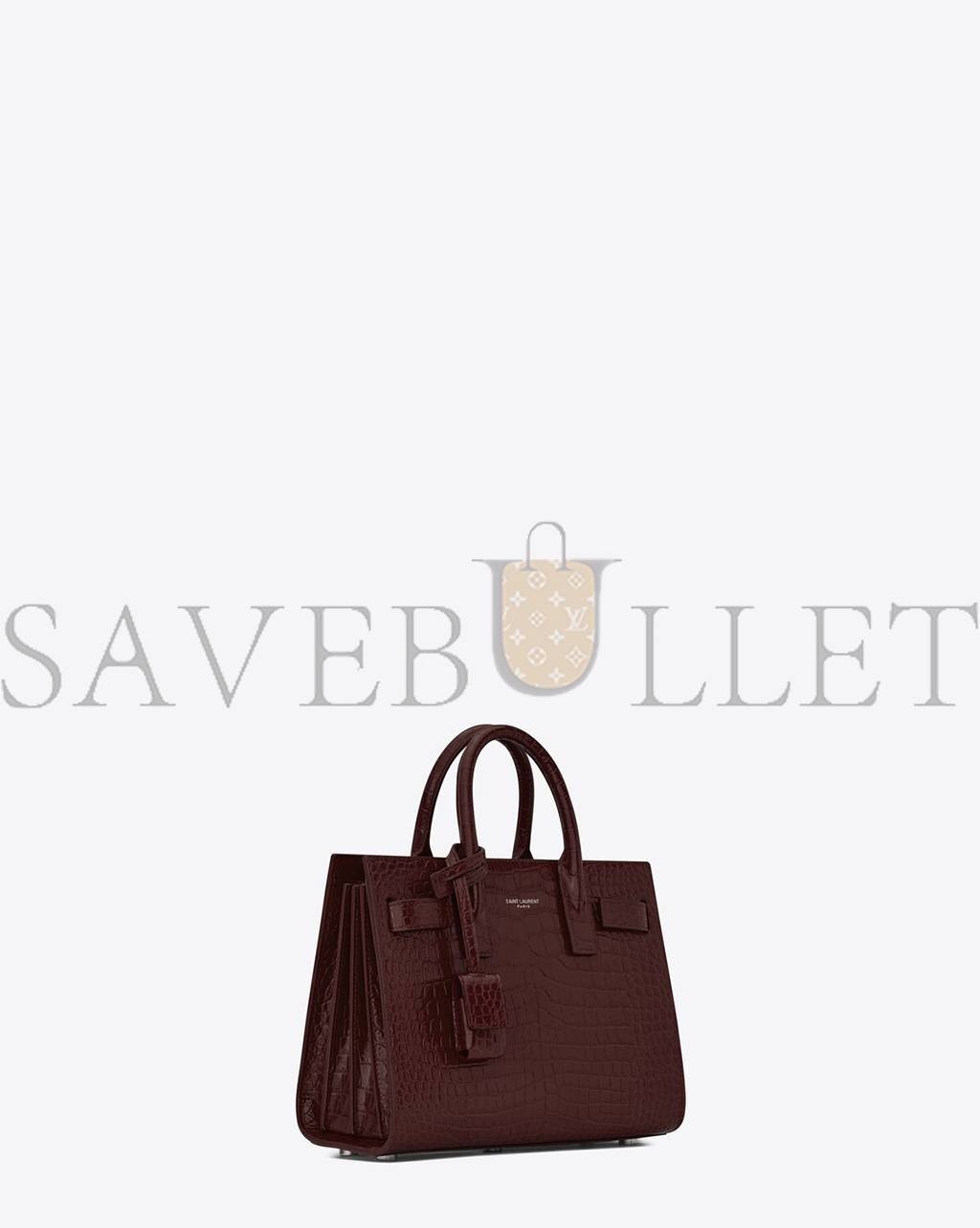 Y*L sac de jour nano in embossed crocodile shiny leather 392035dnd1n6475 (22*18*10.5cm)